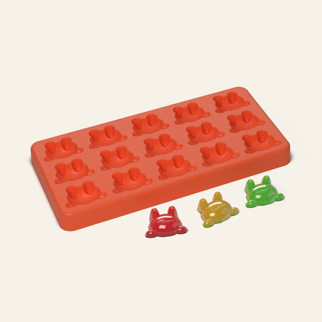 Frog Candy Mold, 15 Cavity, 3D render