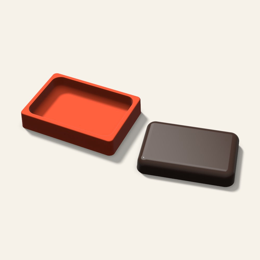 Giant Rounded Rectangle Mold, 6 Inch, 3D render