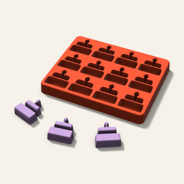 Birthday Cake Wax Melt Mold, 1.5 Inch, 12 Cavity, 3D render
