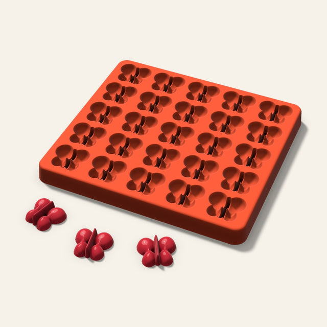Butterfly Candy Mold, 1 Inch, 25 Cavity, 3D render