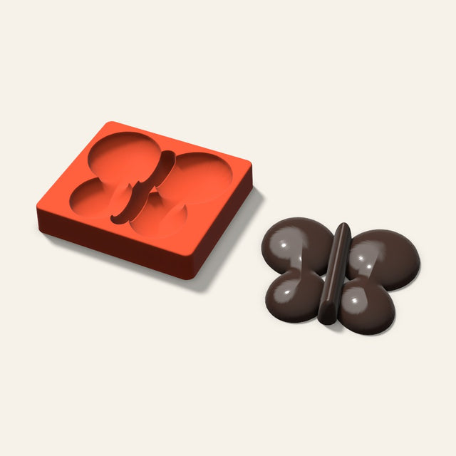 Giant Butterfly Mold, 6 Inch, 3D render