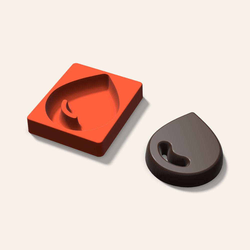 Giant Water Drop Mold, 6 Inch, 3D render