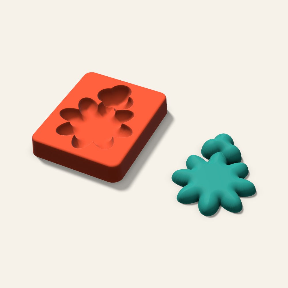 Holly Freshie Mold, 3.5 Inch, 3D render