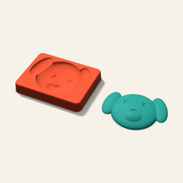 Dog Freshie Mold, 5 Inch, 3D render