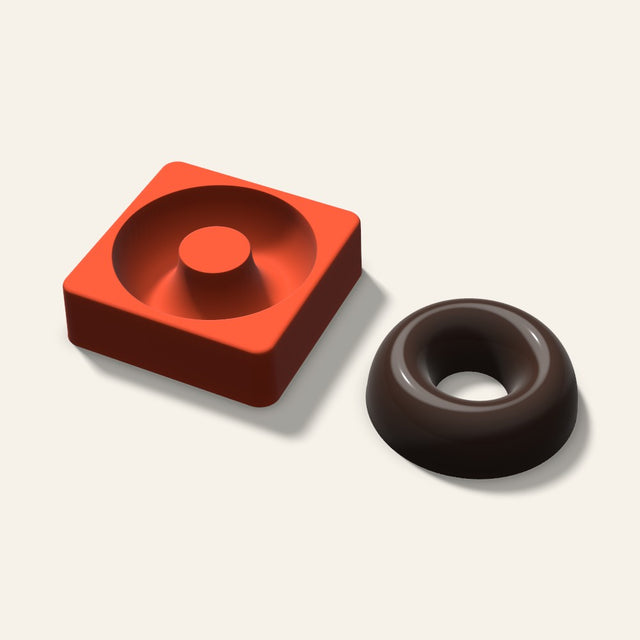 Donut Cake Mold, 3.5 Inch, 3D render