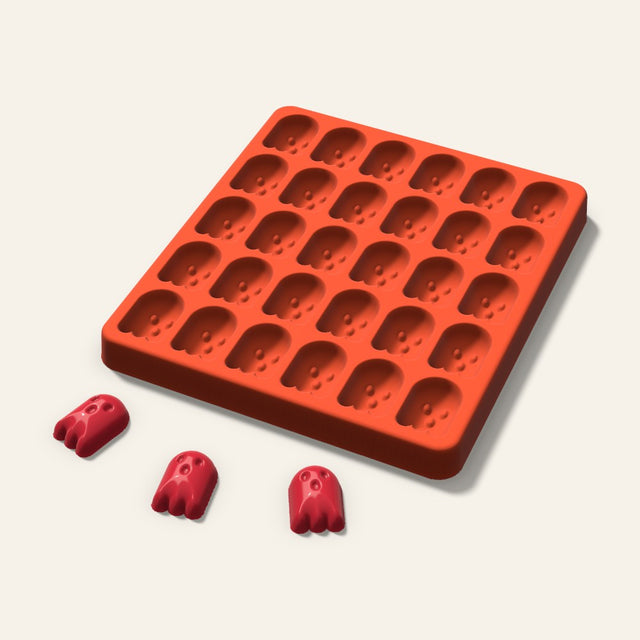 Ghost Candy Mold, 1 Inch, 30 Cavity, 3D render