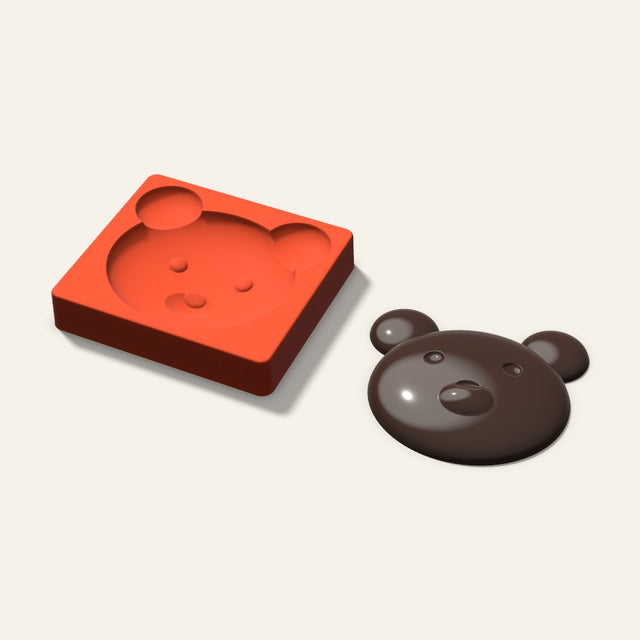 Giant Bear Mold, 6 Inch, 3D render