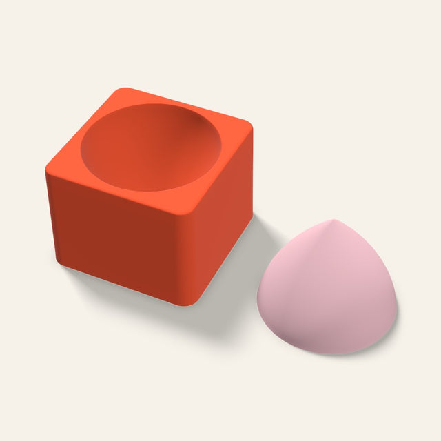 Kiss Drop Soap Mold, 3 Inch, 3D render