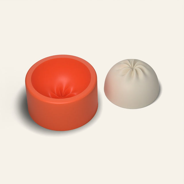 Jumbo Dumpling Mold, 3 Inch, 3D render