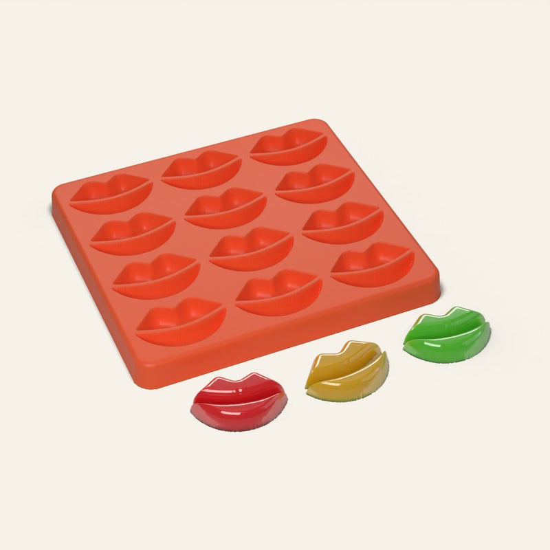 Lips Candy Mold, 12 Cavity