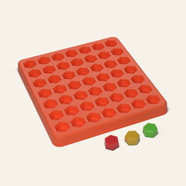 Mini Hexagon Gummy Mold, 49 Cavity, 3D render
